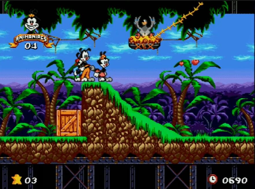 Animaniacs - геймплей игры Sega Mega Drive\Genesis